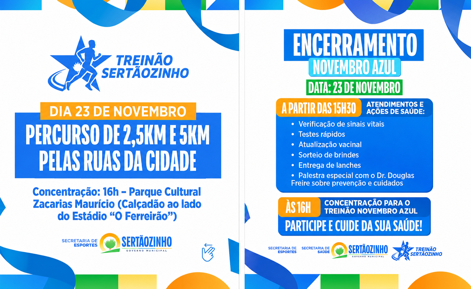 Esporte e Conscientização marcam o Encerramento do Novembro Azul em Sertãozinho