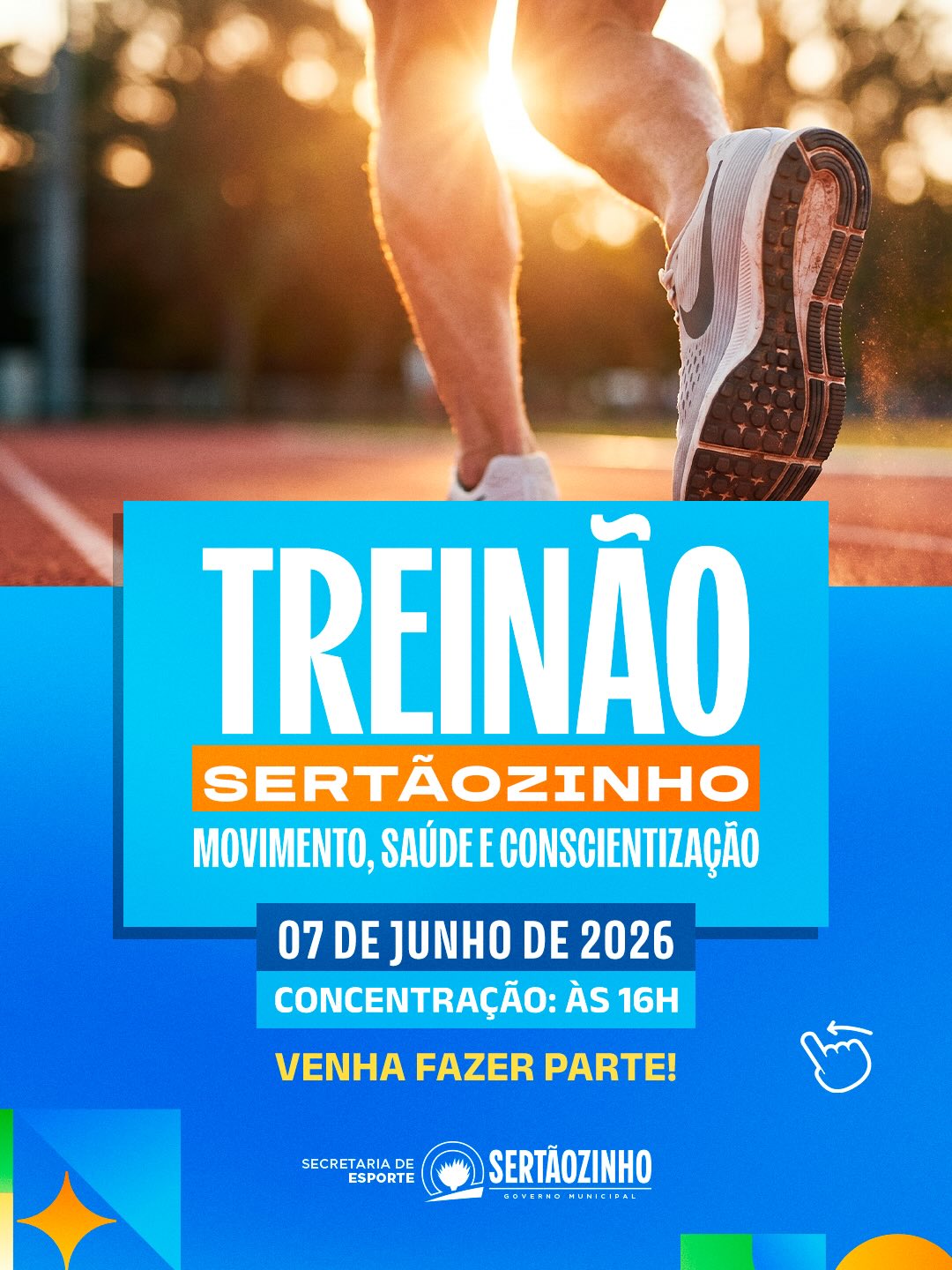 Treinão Sertãozinho é remarcado para o dia 7 de junho