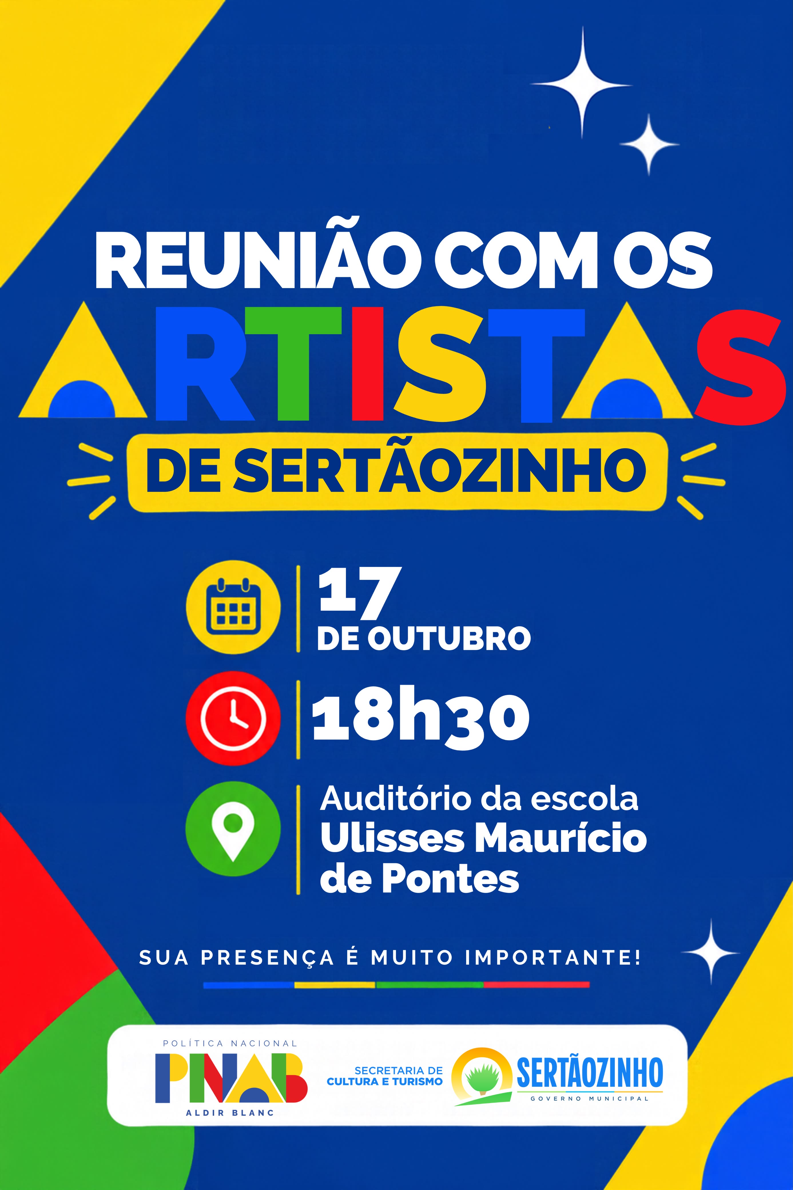 Reunião com os Artistas de Sertãozinho
